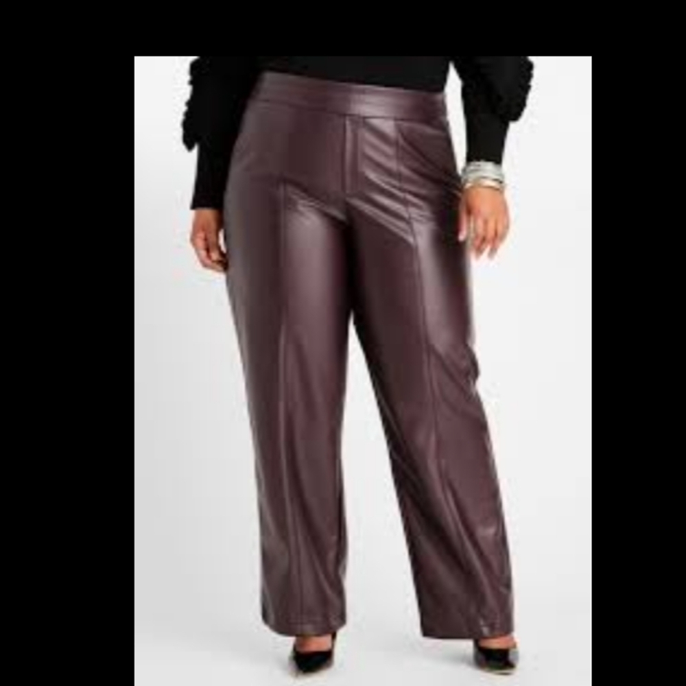 Asos faux leather trouser pants